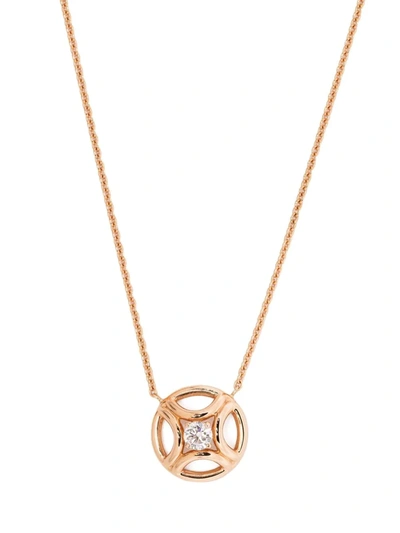 Loyal.e Paris 18kt Recycled Yellow Gold Perpétuel.le Diamond Necklace In Pink