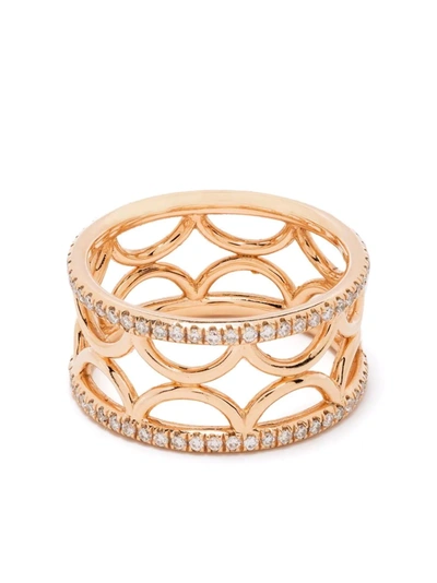 Loyal.e Paris 18kt Recycled Rose Gold Perpétuel.le Diamond Band Ring In Pink