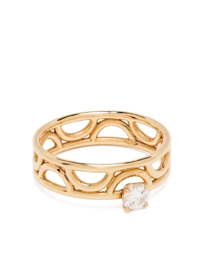 Loyal.e Paris 18kt Recycled Yellow Gold Amour Perpétuel Diamond Solitaire Ring