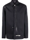 A-cold-wall* X Mackintosh Rubber-trim Shirt In Black