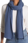 Portolano Ribbed Knit Wrap Scarf In Allure