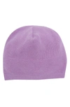 Portolano Slouchy Cashmere Knit Beanie In Orchid Mist