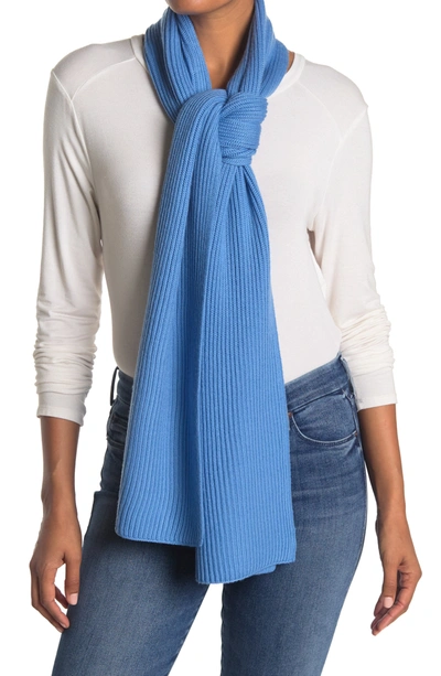 Portolano Merino Scarf In Turquoise