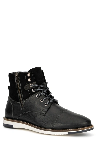 Vintage Foundry Emmett Leather Lace-up Boot In Black
