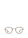 GARRETT LEIGHT WILTERN DEMI BLONDE - MATTE GOLD GLASSES,WILTERN DB-MG-AL