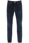Edwin Jace Slim Straight Leg Jeans In Dark Used (blue)