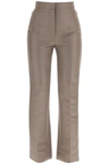 LOW CLASSIC WOOL AND SILK TROUSERS,TR01LK LTHKH