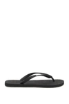 Vetements Logo-embossed Flip Flops In Black White (black)