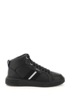 Bally Myles High-top Leather Sneakers In Black (black)