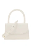 BY FAR BY FAR BRUSHED LEATHER MINI BAG,21PFMINAWHWSMA WH