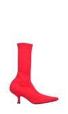 Khaite Taylor Neoprene Sock Boots In Red