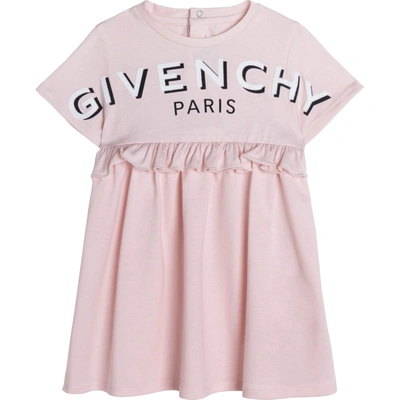 Givenchy Babies' Dress With Print In Pink