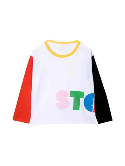 Stella Mccartney Kids' Unisex White T-shirt In Bianca