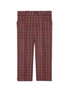 GUCCI MULTICOLOR SQUARED TROUSERS WITH FRONTAL AND REAR POCKETS,653799XWAPI 7176