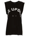 The Upside Muscle Logo-print Cotton-jersey Vest In Black