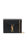 SAINT LAURENT YSL 标牌链条翻盖包,15243244