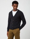 BHODE BHODE LAMBSWOOL CARDIGAN (MADE IN SCOTLAND),BH-KNIT-003-CHA-L