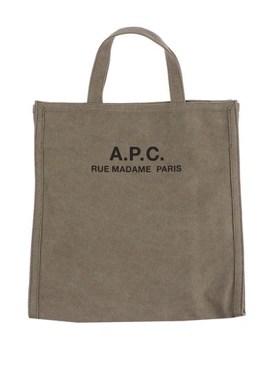 Apc A.p.c. Recovery Shopping Tote Bag In Beige