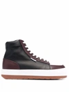 Sunnei Chunky-sole High Top Sneakers In Black