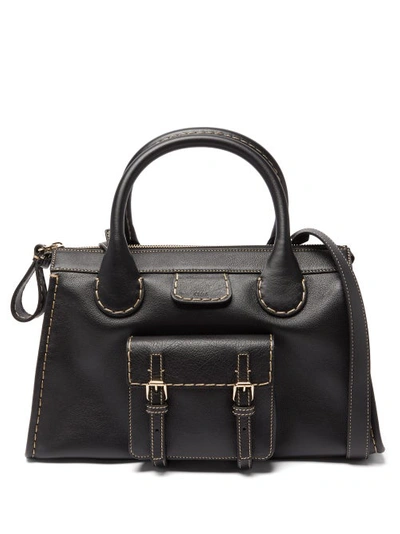 Chloé Edith Day Medium Leather Satchel In Nocolor