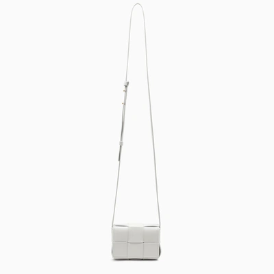 Bottega Veneta White Maxi Woven Cross-body Bag