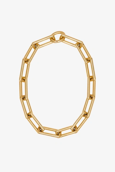 Anine Bing Chunky Link Necklace In Gold In 14k Gold