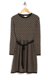 Max Studio Fit & Flare Sweater Dress In Bktaucra