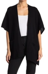 Phenix Cashmere Jersey Cape In Black