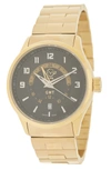 Gevril Giromondo Black Dial Stainless Steel Bracelet Watch, 40mm In Gold