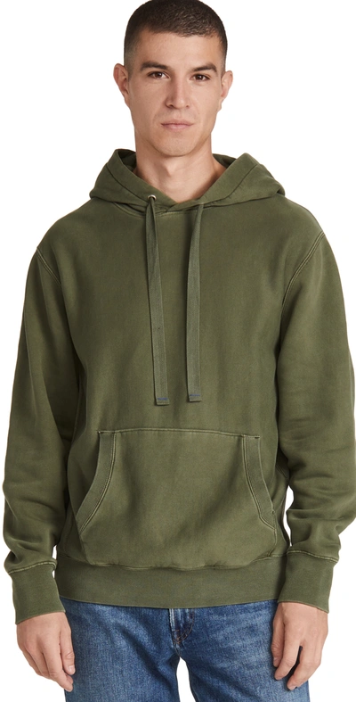 Alex Mill Waffle Lined Fleece Hoodie