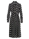 DOLCE & GABBANA DOLCE & GABBANA CREPE DE CHINE POLKA