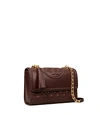 Tory Burch Fleming Convertible Shoulder Bag In Tempranillo