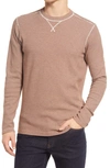 BONOBOS STRIPE THERMAL KNIT COTTON CREWNECK,BKT10637NB0813