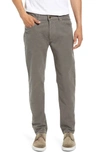 Billy Reid Moleskin Slim Fit Five Pocket Pants In Charcoal