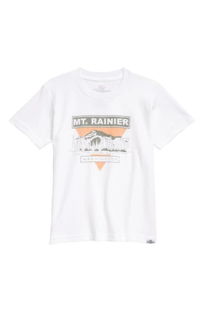 Kid Dangerous Kids' Mount Rainier Graphic Tee In White