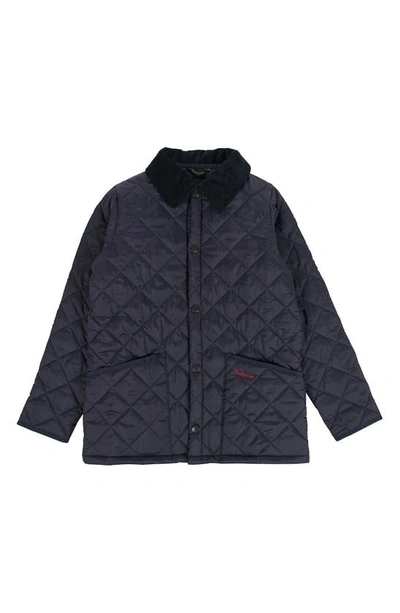 Barbour Kids' Little Boy's & Boy's Liddesdale Quilted Jacket In Navy