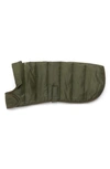 Barbour Quilted Dog Coat In Olive