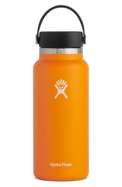 Hydro Flask 32-ounce Wide Mouth Cap Bottle In Clementine