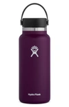Hydro Flask 32-ounce Wide Mouth Cap Bottle In Eggplant