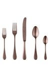 Mepra Vintage 5-piece Stainless Steel Place Set In Rose Gold