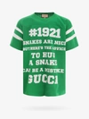 Gucci To Hug A Snake-print Cotton-jersey T-shirt In Green