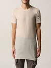 Rick Owens T-shirt  Men Color Pearl