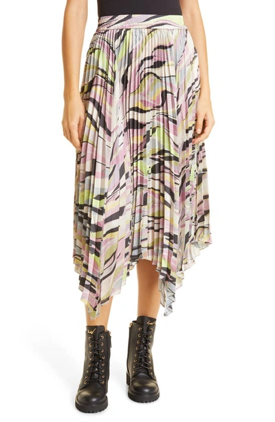 Ted Baker Womens Dusky Pink Pleated Midi Skirt 10