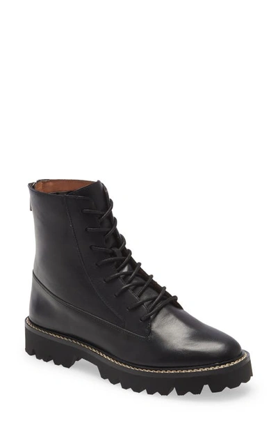 Madewell The Citywalk Lugsole Lace-up Boot In English Saddle
