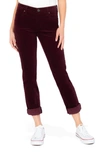 Kut From The Kloth Catherine Corduroy Boyfriend Pants In Wine