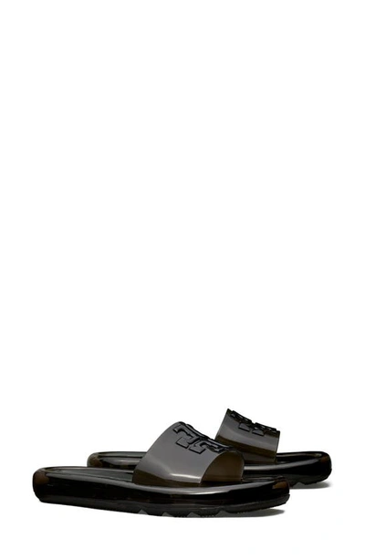 Tory Burch Bubble Jelly Slide Sandal In Perfect Black