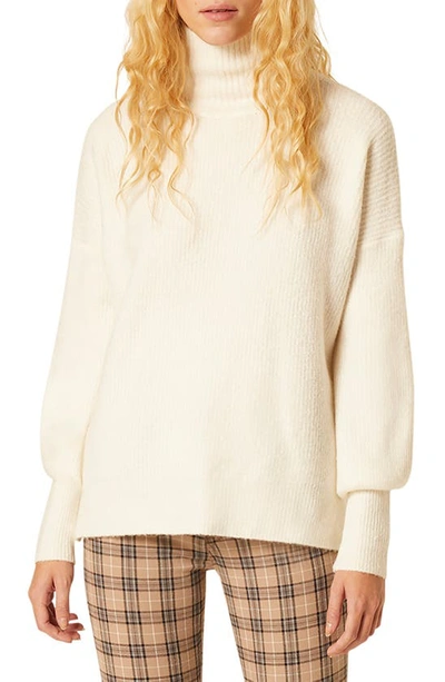 French Connection Orla Ribbed Sweater In Winter White