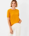 Ann Taylor Petite Sweater Tee In Radiant Gold
