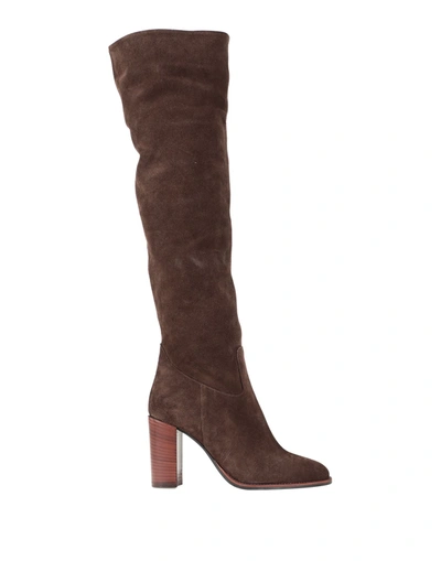 Geneve Knee Boots In Cocoa