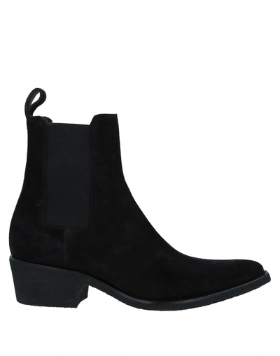 Amiri Ankle Boots In Black